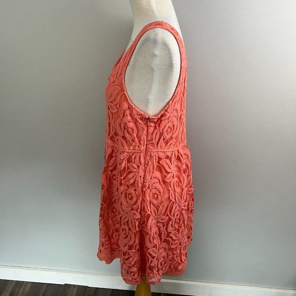 🌿4/$35 🌿 G21 Pink Lace Sleeveless Mini Dress (XXL) - Picture 4 of 9